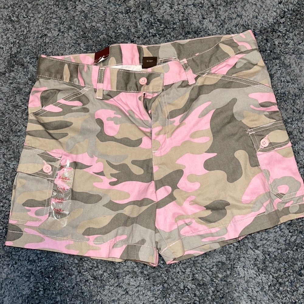 Camo shorts purchased at academy